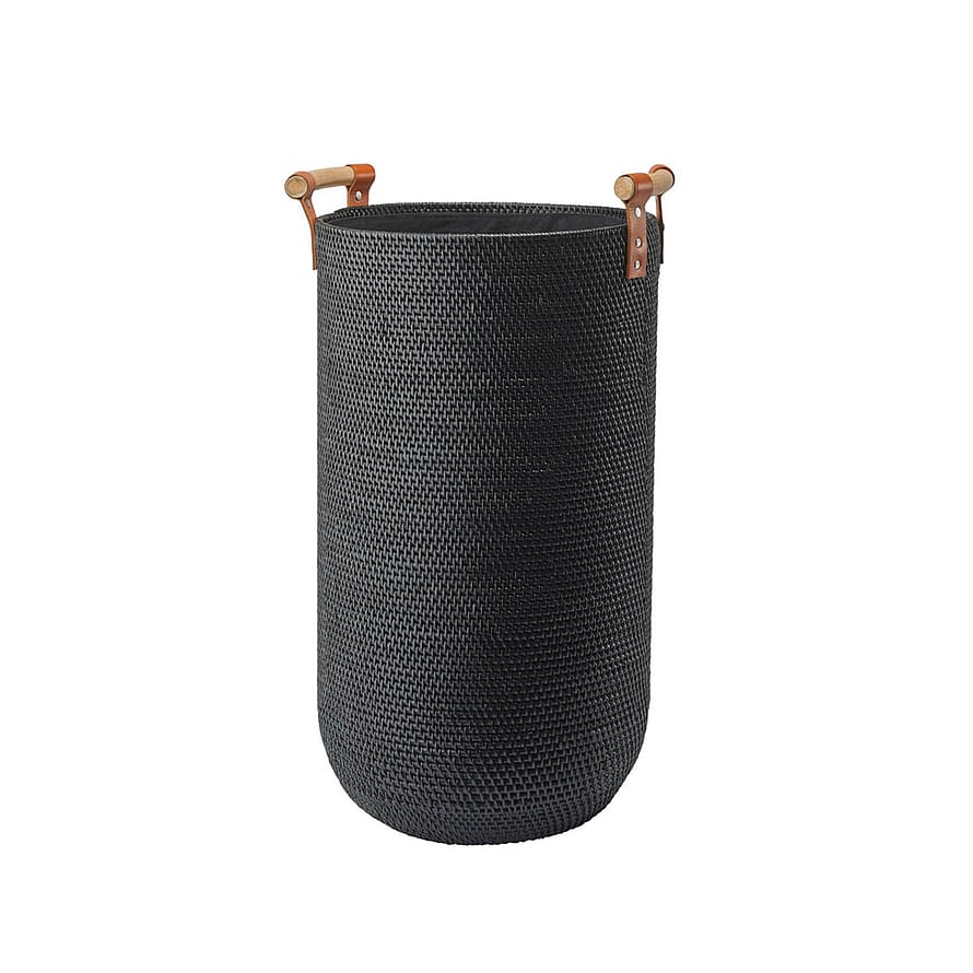 Aquanova Cino Vasketøjskurv Sort 58 Liter