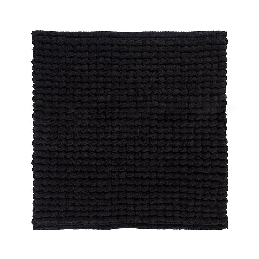 Aquanova Axel Bademåtte Sort 60 x 60 cm