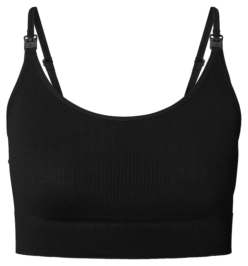 Noppies Mira seamless nursing rib top P090 Black XS\S