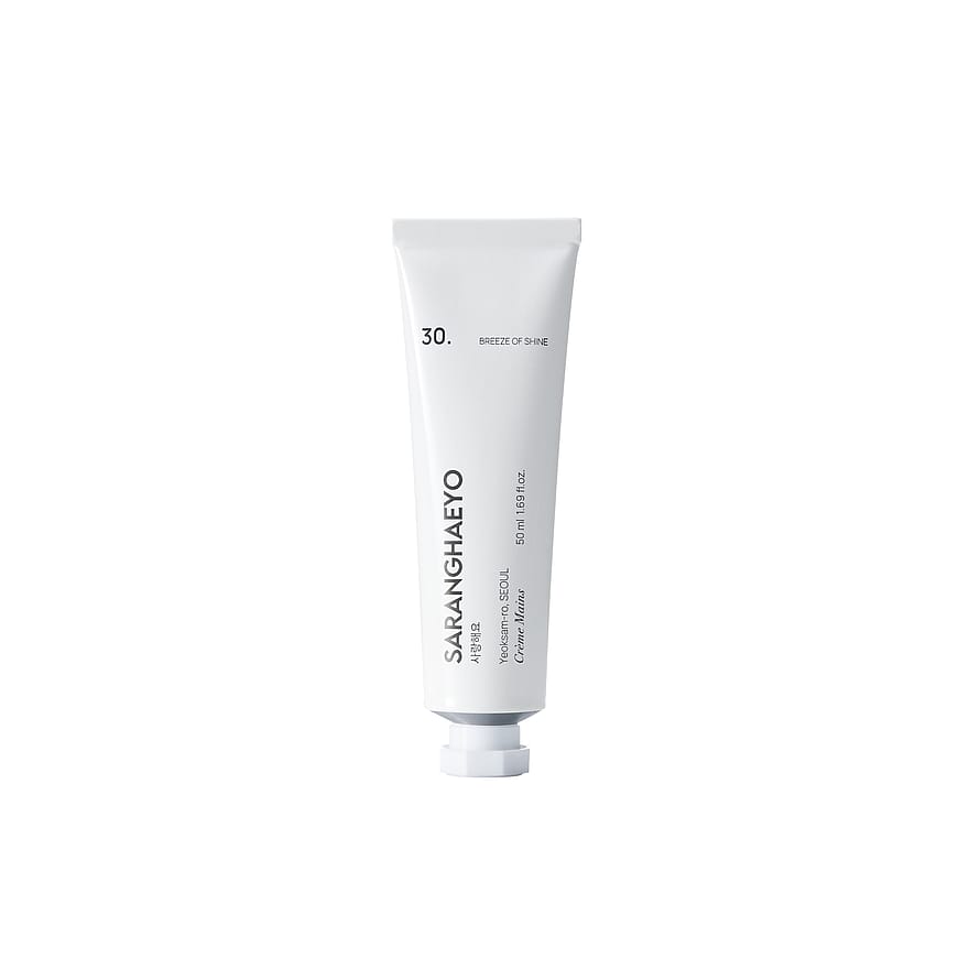 SARANGHAEYO 30. BREEZE OF SHINE CRÈME MAINS 50ml