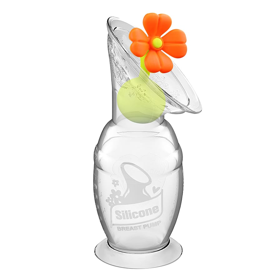 Haakaa Brystpumpe Orange 100 ml